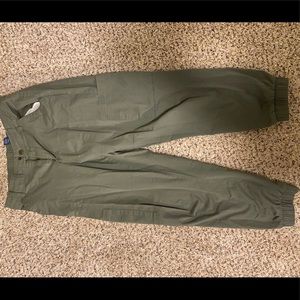 Army green stylish jogger pants